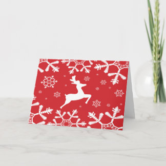Tarjeta Festiva Navidades renos