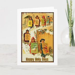 Tarjeta Festiva Navidades republicanos