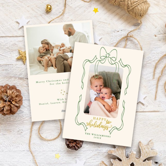 Tarjeta Festiva Navidades retro divertidos disfrutan de la foto de (Subido por el creador)