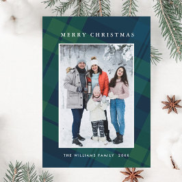 Tarjeta Festiva Navidades Retro Hicieron Un Saludo De Foto