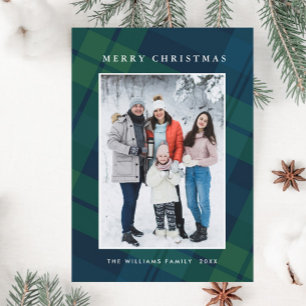 Tarjeta Festiva Navidades Retro Hicieron Un Saludo De Foto