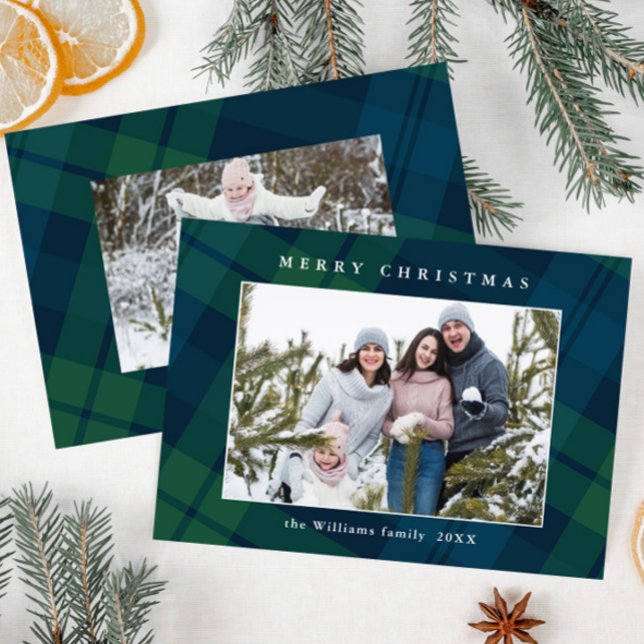 Tarjeta Festiva Navidades retro recibieron 2 saludo fotográfico (Subido por el creador)