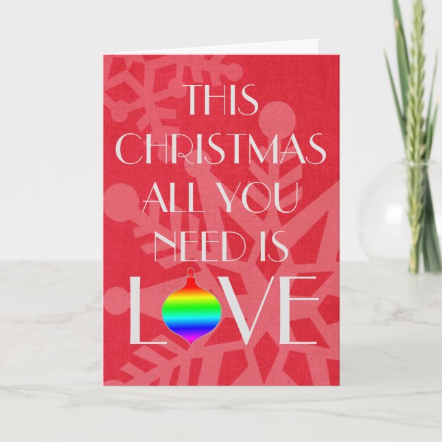 Tarjeta Festiva Navidades rojos con copas de nieve elegantes y Ins (Anverso)