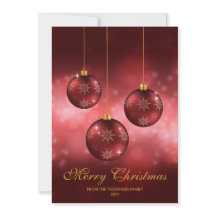 Navidades Rojos Festividades Baubles Con Texto Per