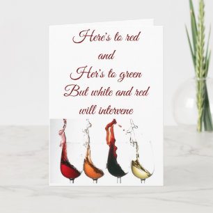 TARJETA FESTIVA NAVIDADES ROJOS Y VERDES - ¡¡¡ROJO Y BLANCO POR VI