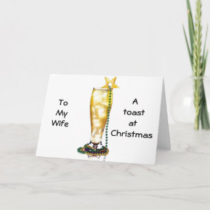TARJETA FESTIVA NAVIDADES "ROMÁNTICOS/QUERIDOS" DANDO LA VISTA A M