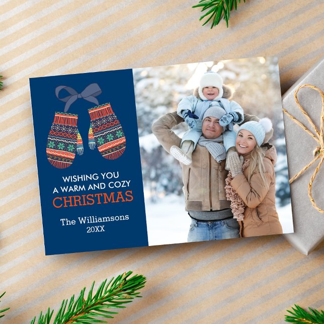 Tarjeta Festiva Navidades rusos coloridos miden foto de vacaciones (Subido por el creador)