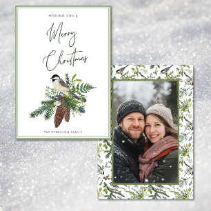 Tarjeta Festiva Navidades rusos de fotografía para pulverización d