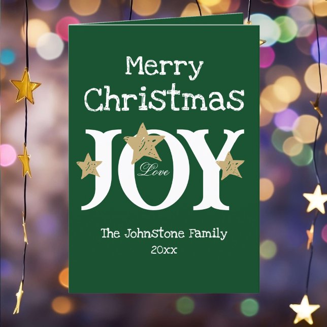 Tarjeta Festiva Navidades rusos disfrutan de guión de Moda elegant (Customize these delightful green Christmas cards as you desire. Just Lovely!)