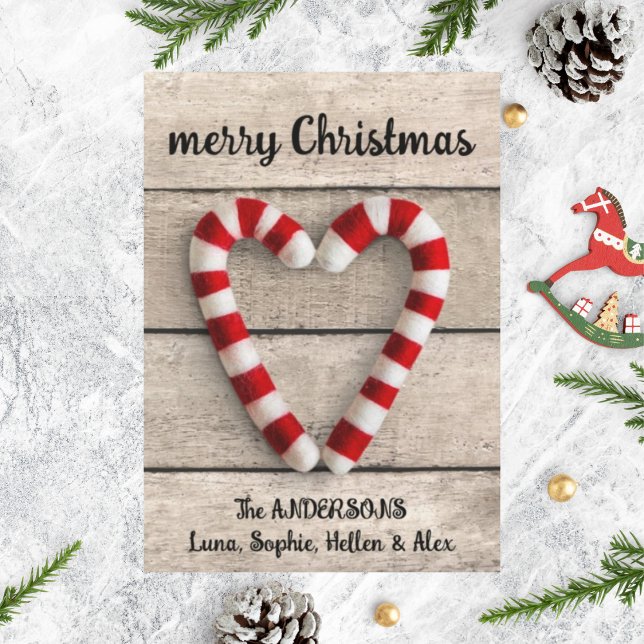 Tarjeta Festiva Navidades rusos le echan caramelos (Subido por el creador)