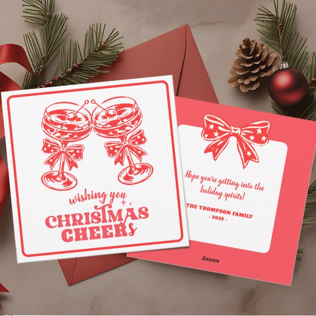 Tarjeta Festiva Navidades Saludan y Espíritus (Subido por el creador)
