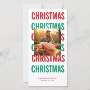 Tarjeta Festiva Navidades Seasons Greetings