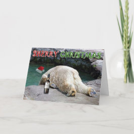 Tarjeta Festiva Navidades Sherry