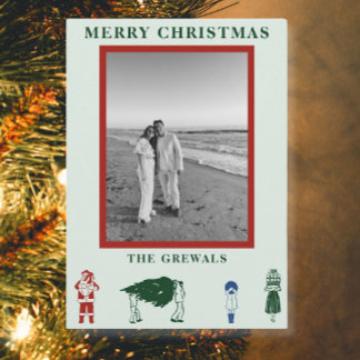 Tarjeta Festiva Navidades simples