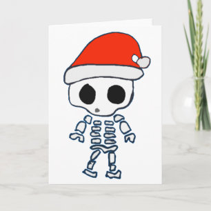 Tarjeta Festiva Navidades Skelly