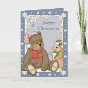 Tarjeta Festiva Navidades Snowley - Verse adentro