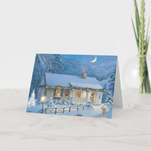 Tarjeta Festiva Navidades soledad