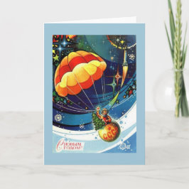 Tarjeta Festiva Navidades soviéticos