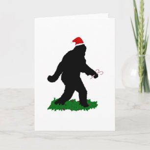 Tarjeta Festiva Navidades Squatchin'