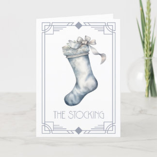 Tarjeta Festiva Navidades Stocking Holiday Card