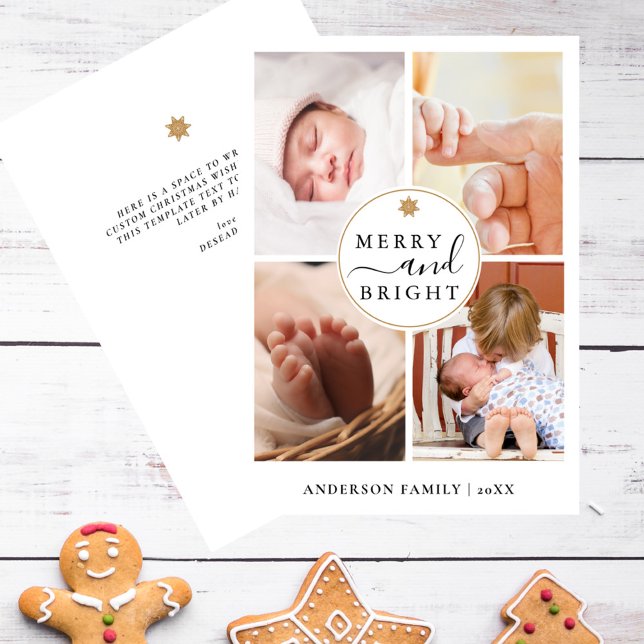 Tarjeta Festiva Navidades suaves y brillantes de la foto de Star 4 (Subido por el creador)