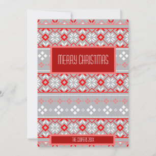 Tarjeta Festiva Navidades Sweater Photo