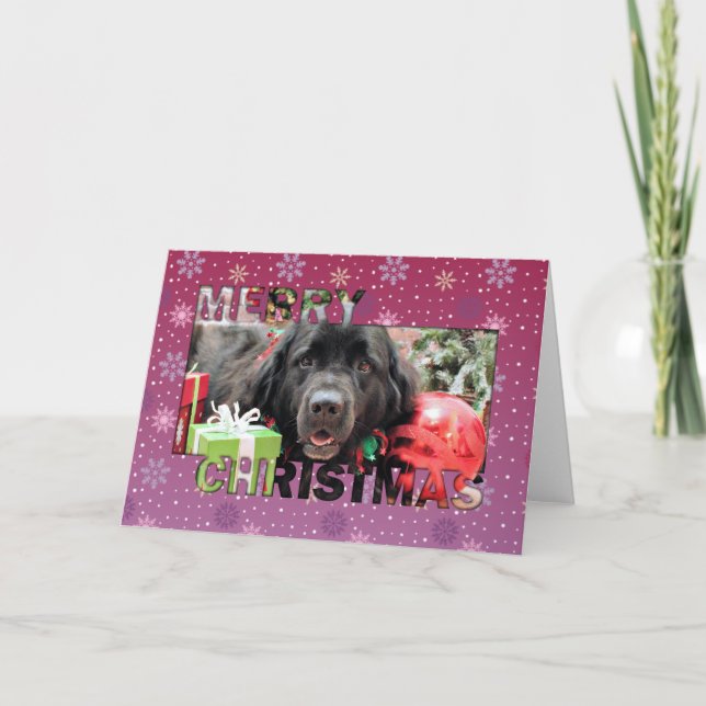 Tarjeta Festiva Navidades - Terranova - Izzie (Anverso)