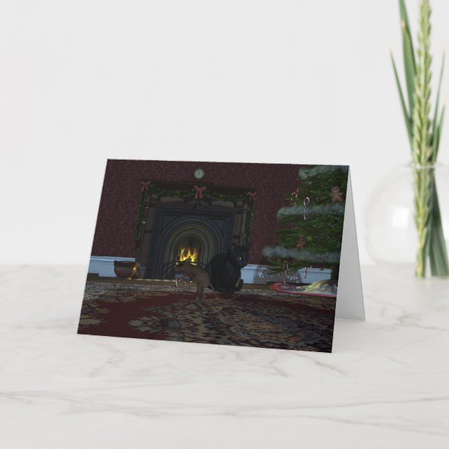 Tarjeta Festiva Navidades Thief (Anverso)