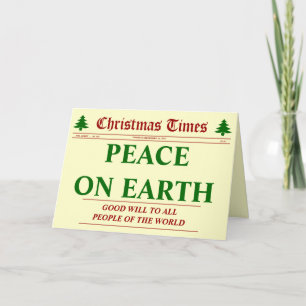 Tarjeta Festiva Navidades Times - No. 001