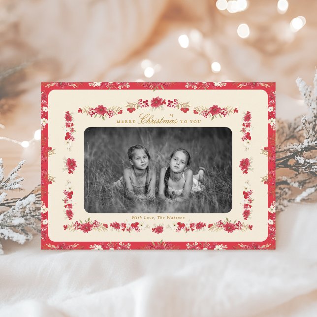 Tarjeta Festiva navidades tradicionales destilados de posicionamie (Subido por el creador)