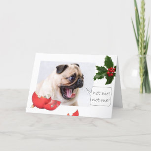 Tarjeta Festiva Navidades traviesos