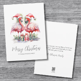 Tarjeta Festiva Navidades tropicales