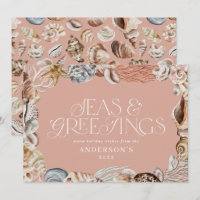 Navidades tropicales cálidos mares y saludos moder