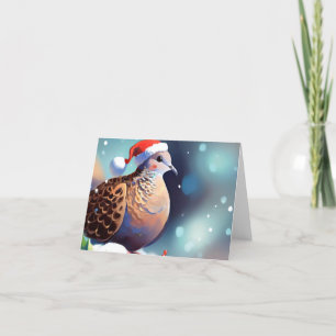 Tarjeta Festiva Navidades Turtle Dove 2