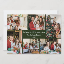 Navidades vacaciones Script Collage de fotos de fa