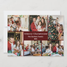 Navidades vacaciones Script Collage de fotos de fa