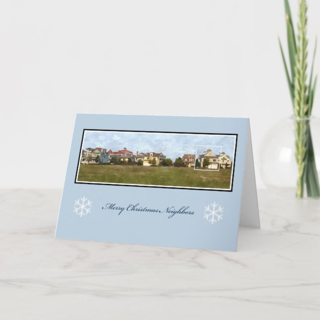 Tarjeta Festiva Navidades vecinos (Anverso)