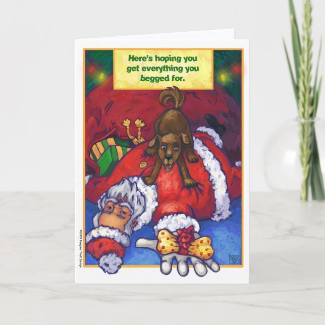 Tarjeta Festiva Navidades Wish (Anverso)
