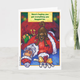 Tarjeta Festiva Navidades Wish