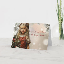 Tarjeta Festiva Navidades Wish