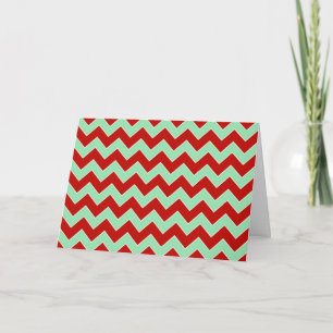 Tarjeta Festiva Navidades Zigzag