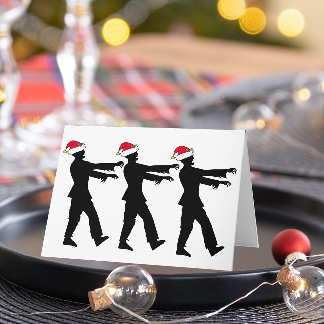 Tarjeta Festiva Navidades zombies de Santa Lucía (Subido por el creador)