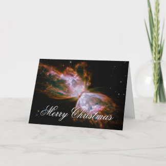 Tarjeta Festiva Nebulosa Mariposa Foto Celestial