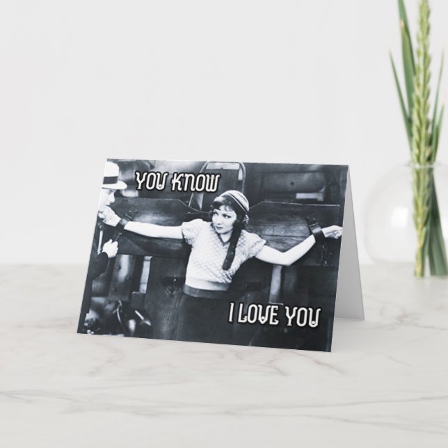 Tarjeta Festiva Necesitamos realmente una palabra segura (Anverso)