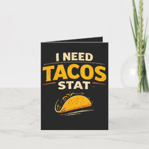 Tarjeta Festiva Necesito Tacos Ya