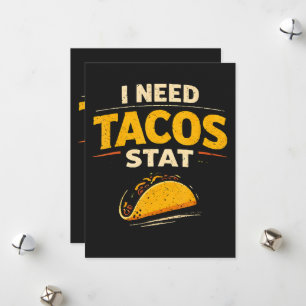 Tarjeta Festiva Necesito Tacos Ya