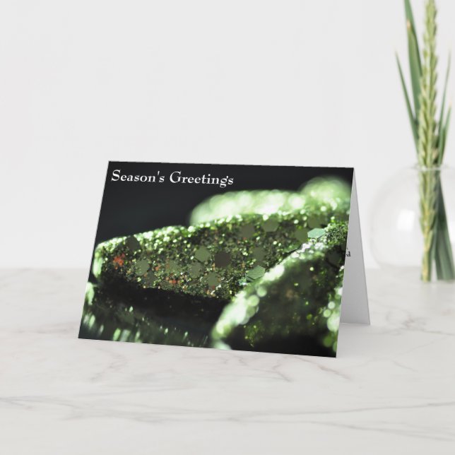 Tarjeta Festiva Negocio de Apreciación del Cliente de Ornament (Anverso)