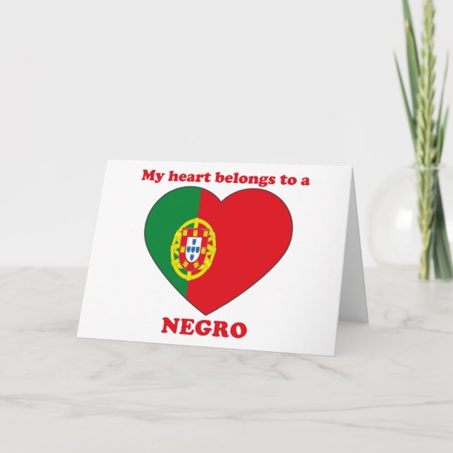 Tarjeta Festiva Negro (Anverso)