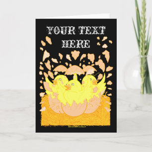 Tarjeta Festiva Neon Easter Card 1
