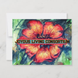 Tarjeta Festiva Nepal Cinquefoil Flower Joyoun Living